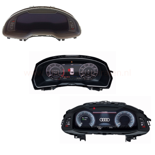 Virtual cockpit Digital Tellerpaneel LCD-scherm: Audi, Volkswagen, Seat, Skoda en Mercedes