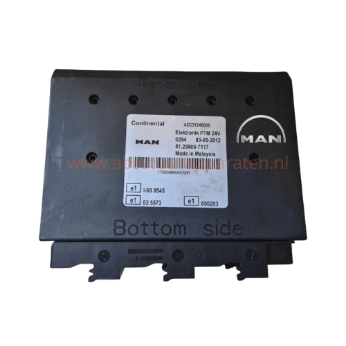 MAN PTM control unit 81258057333 Continental A3C0679210100