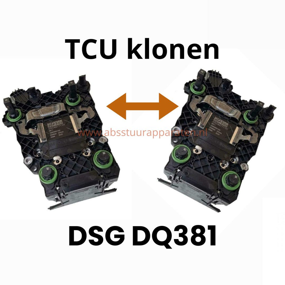 Seat TCU clonen DSG-7 Bosch DQ381 DQ500