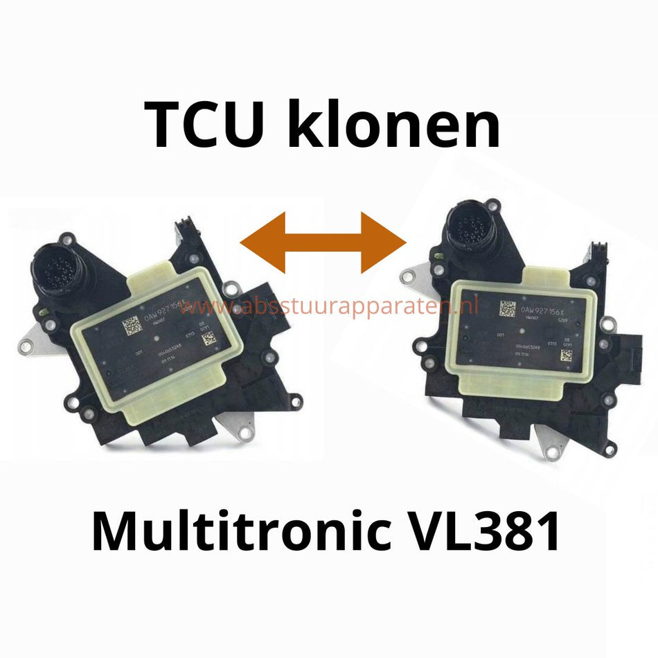 Multitronische Audi VL381 Klonierung / Programmierung